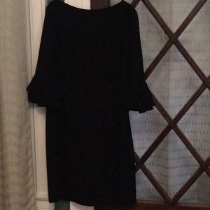 Solid black dress